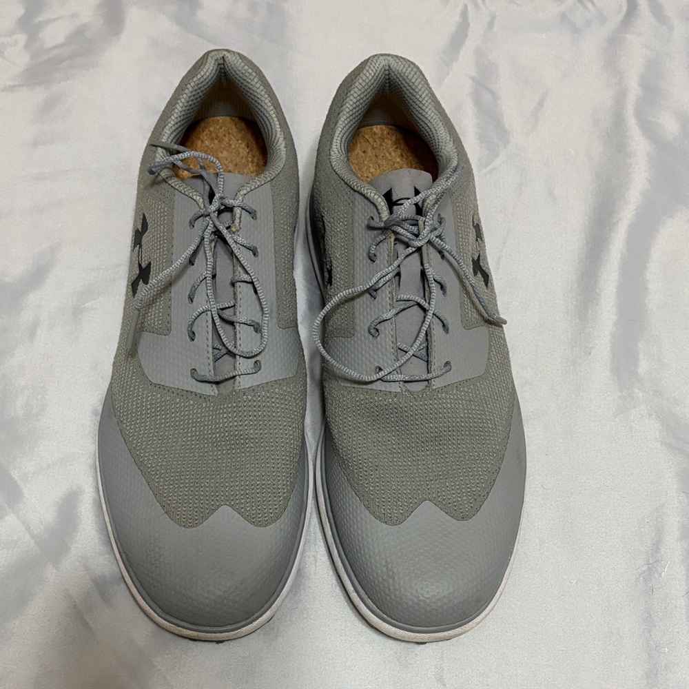 Under Armour Men's Tour Tips knit SL grey golf shoes